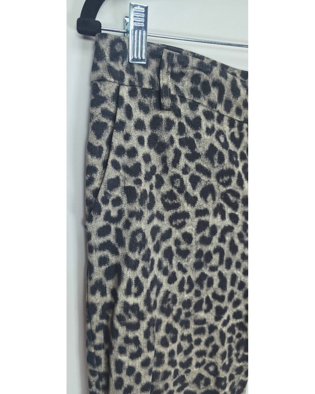 cabi Leopard Print Straight Leg Pants - Style# 3393