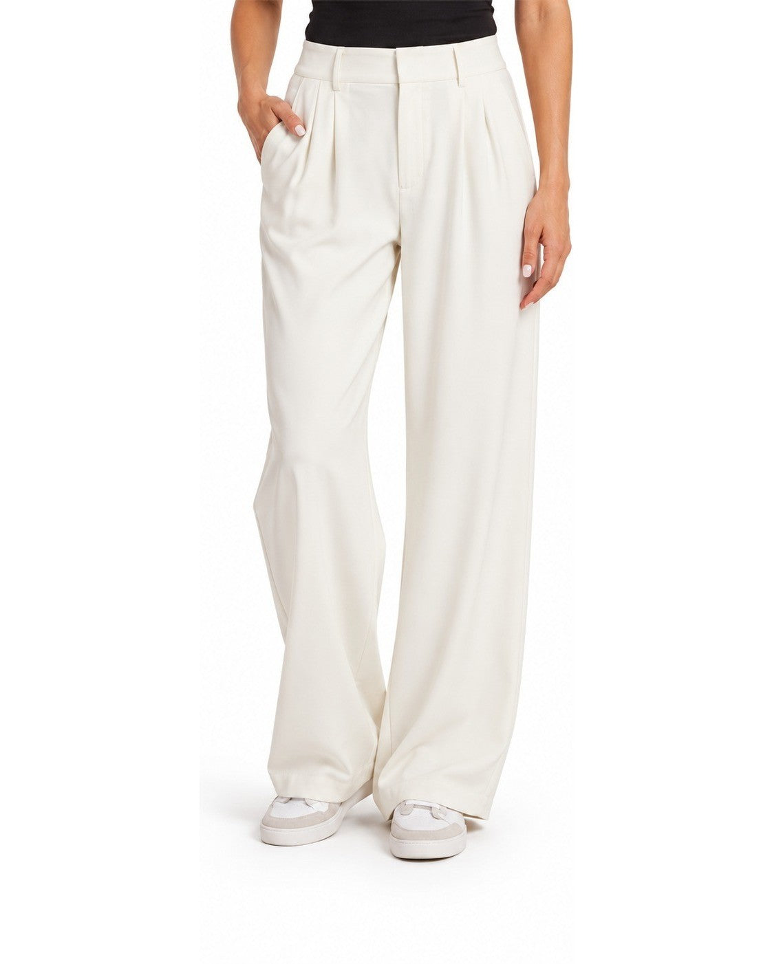 The Classic Pleat Straight Leg Trouser Pant