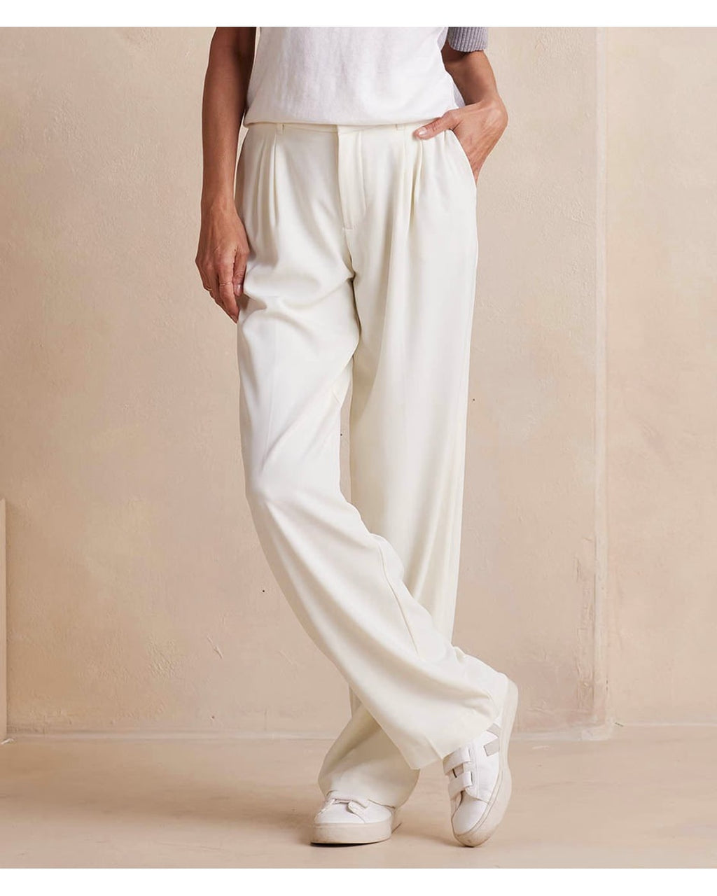 Summersalt Pleated Wide Leg Trousers