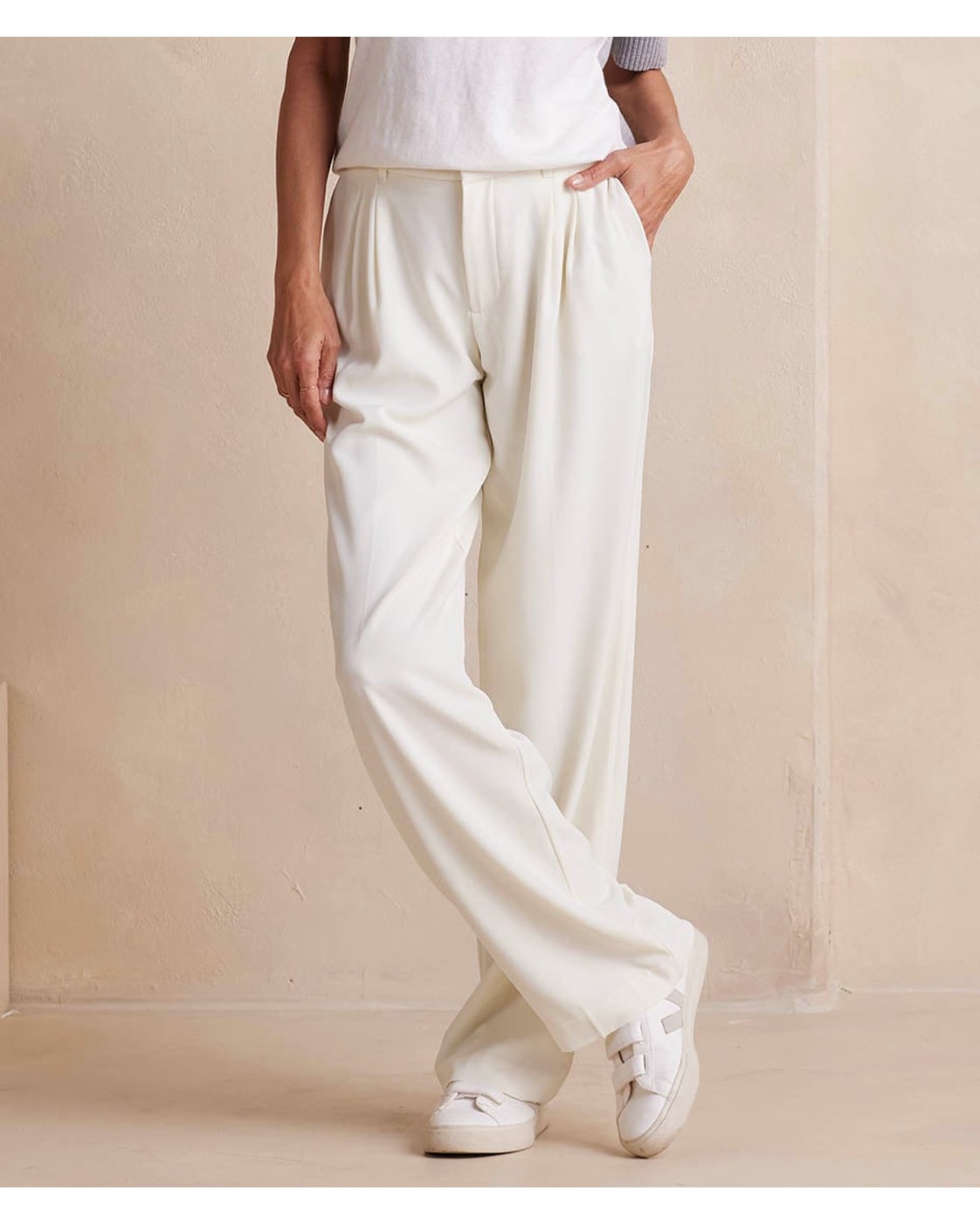 Summersalt Pleated Wide Leg Trousers