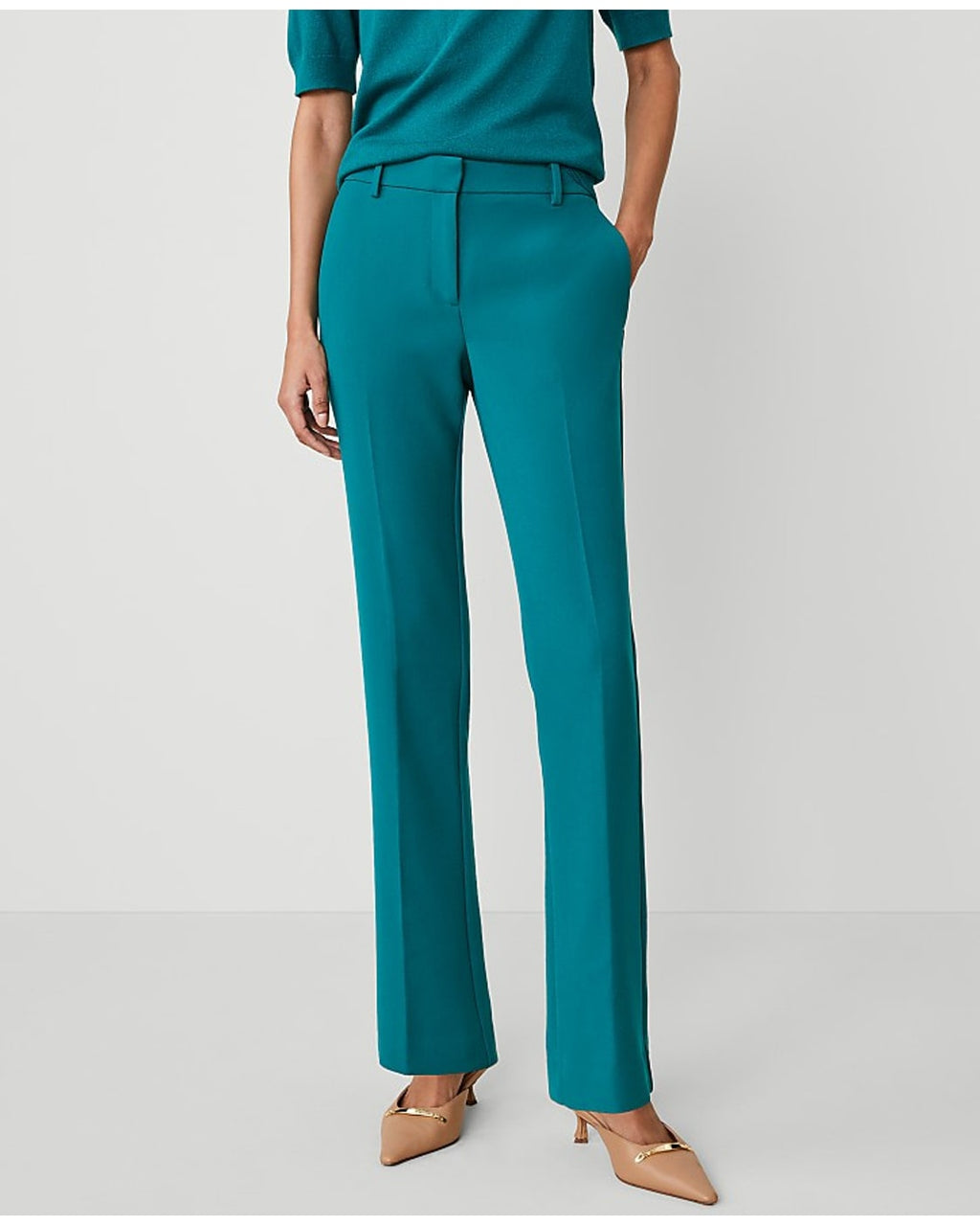 Ann Taylor Straight Leg Trousers - Style# 834117