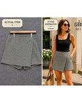 cabi Gingham Check Tailored Shorts - Style# 5593
