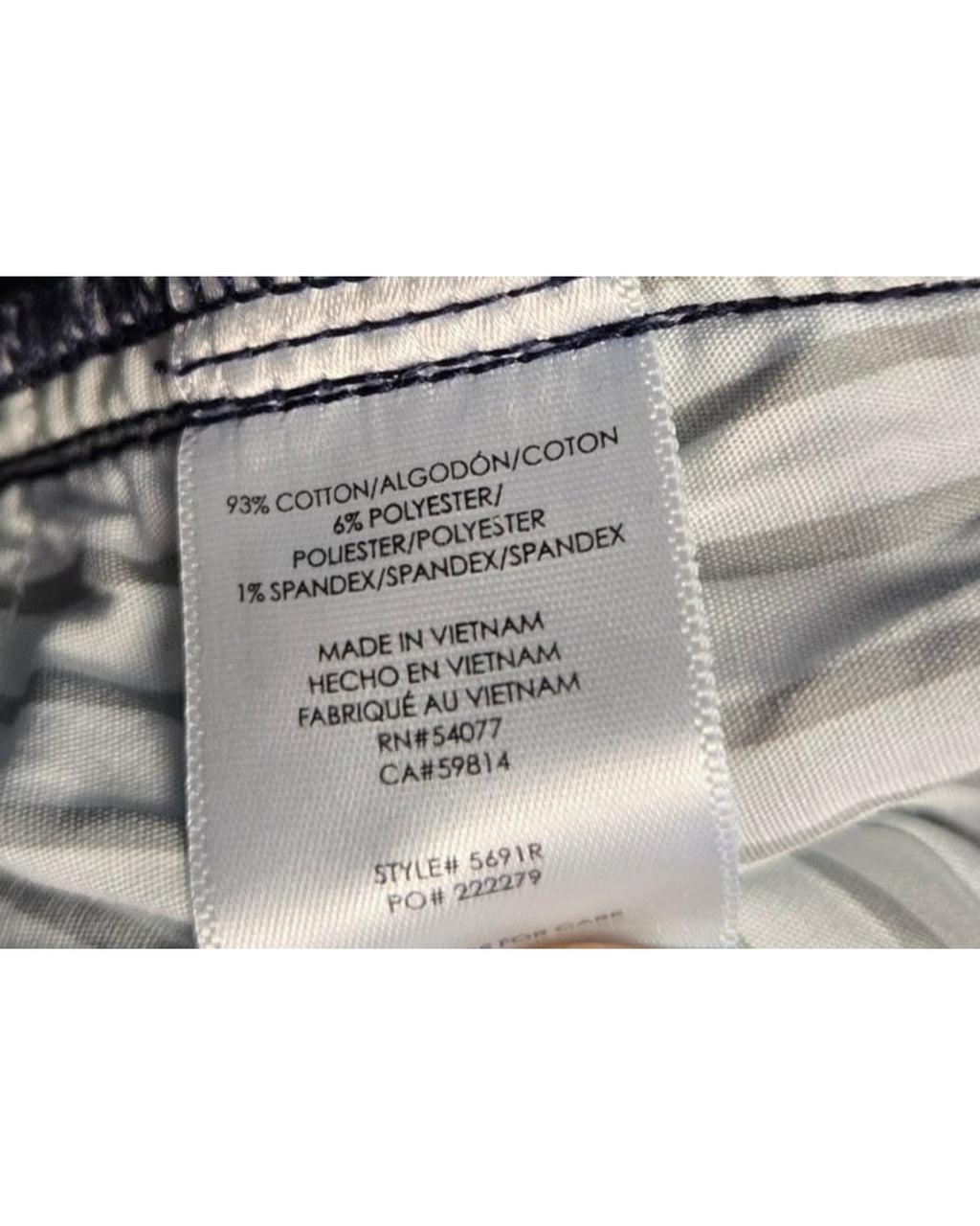 Cabi Trouser Jean - Style# 5691R Deep sea wash