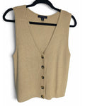 Ann Taylor Button Front Sweater Vest