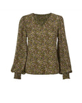 Cabi Floral V-Neck Blouse - Style# 4161