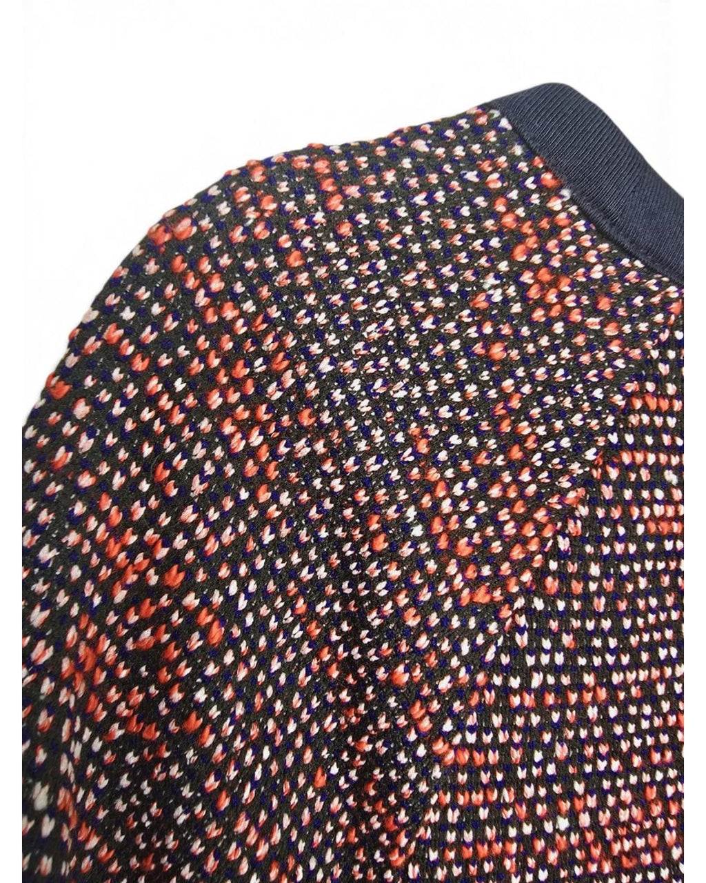 Talbots Tweed-Look Button Shoulder Shift Dress