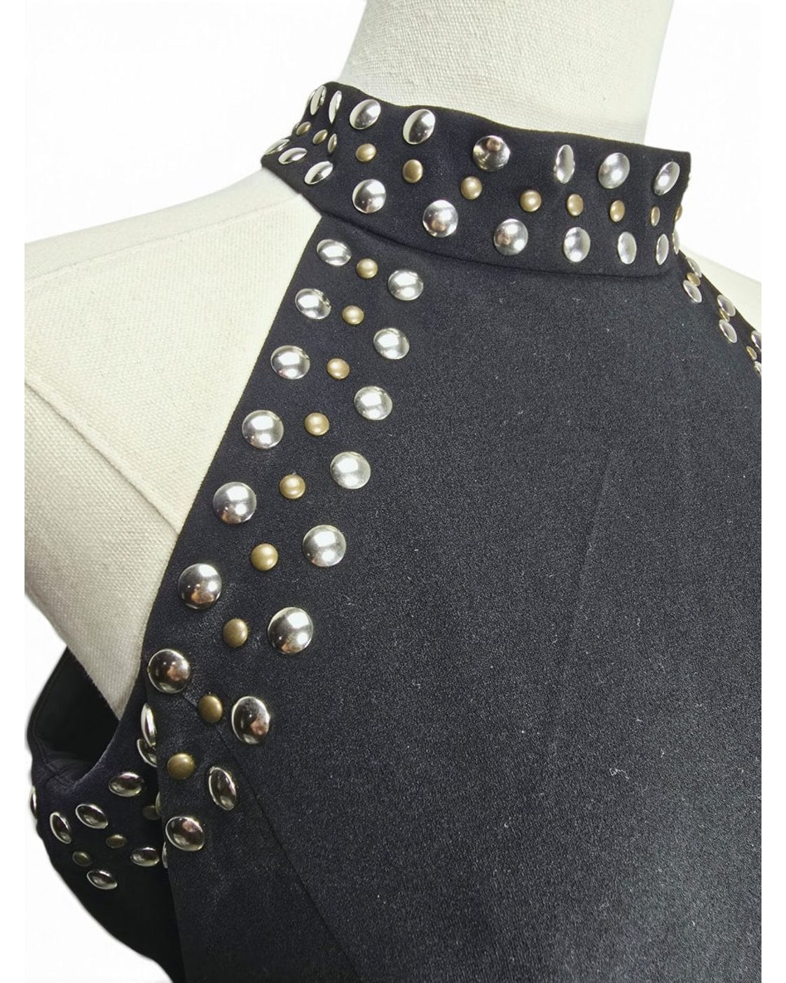 Boston Proper Studded Halter Neck Dress