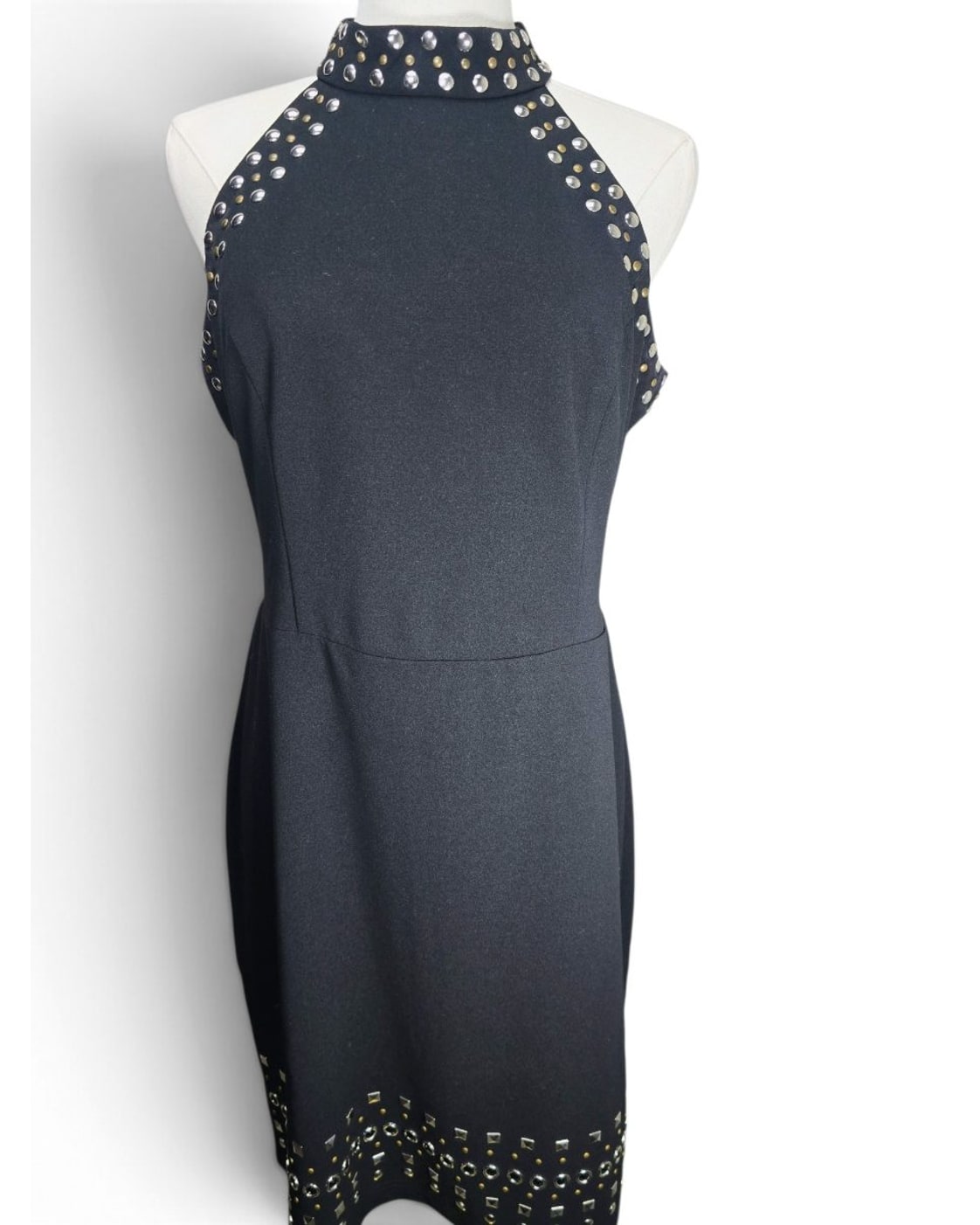Boston Proper Studded Halter Neck Dress