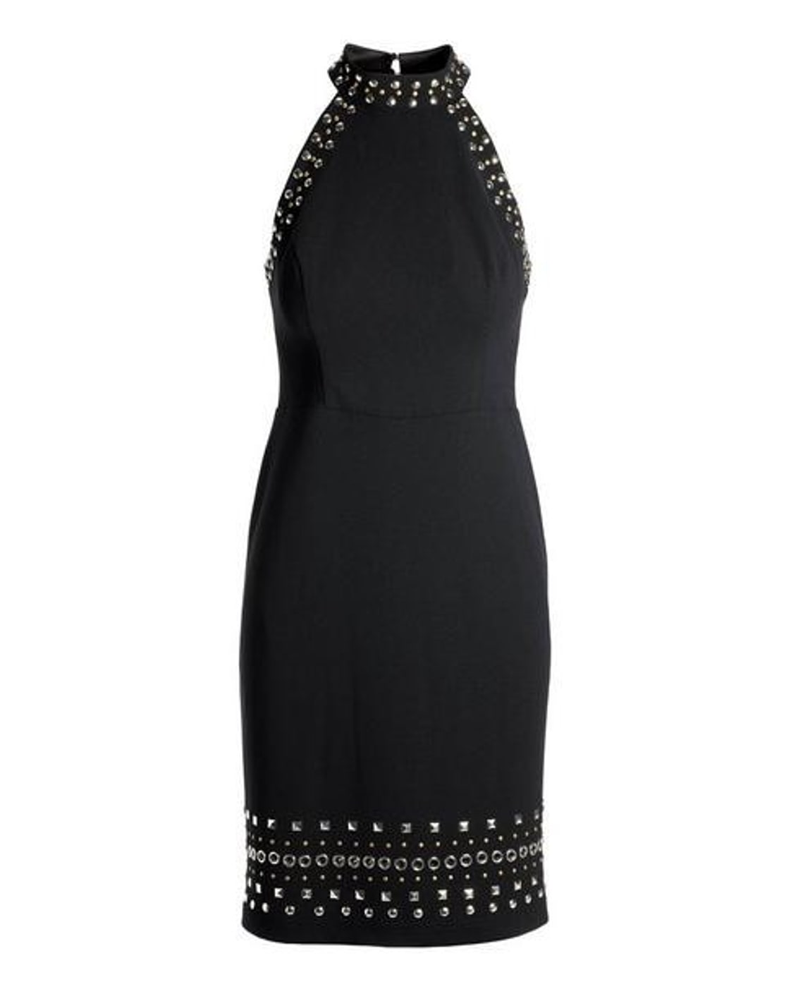 Boston Proper Studded Halter Neck Dress