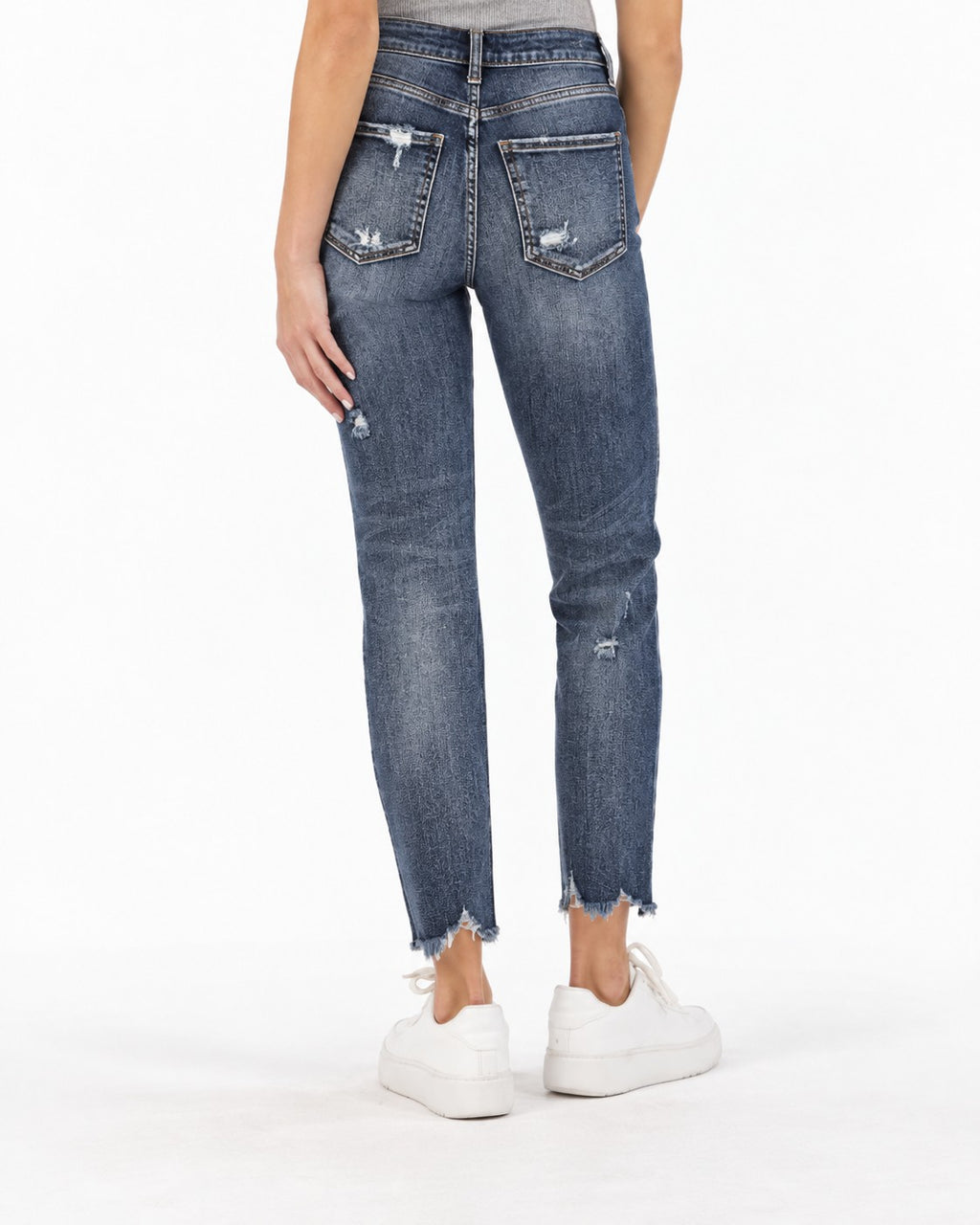Elizabeth High Rise Fab Ab Crop Straight Leg