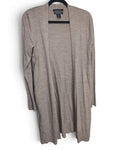 Tahari Merino Wool Blend Long Cardigan