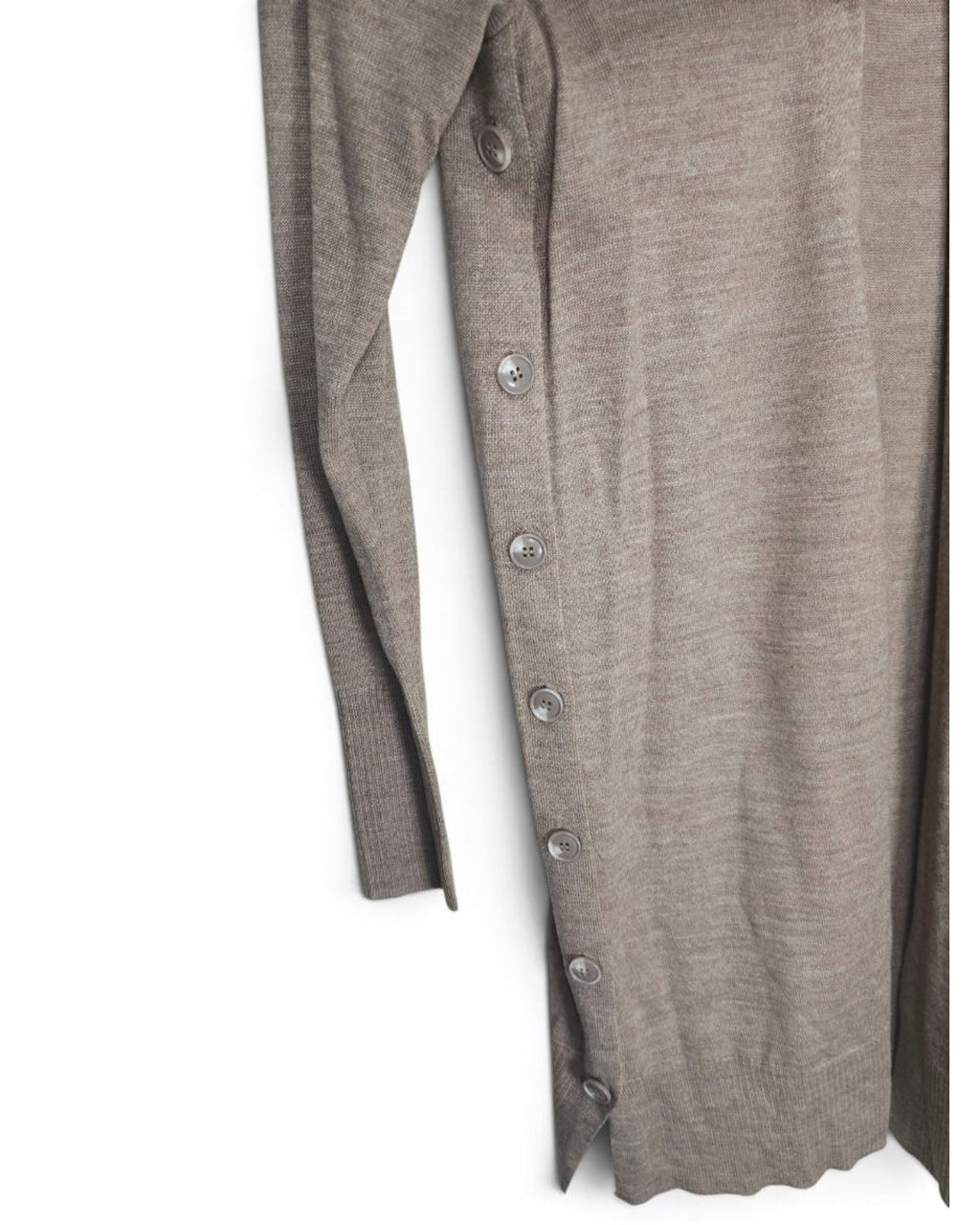 Tahari Merino Wool Blend Long Cardigan