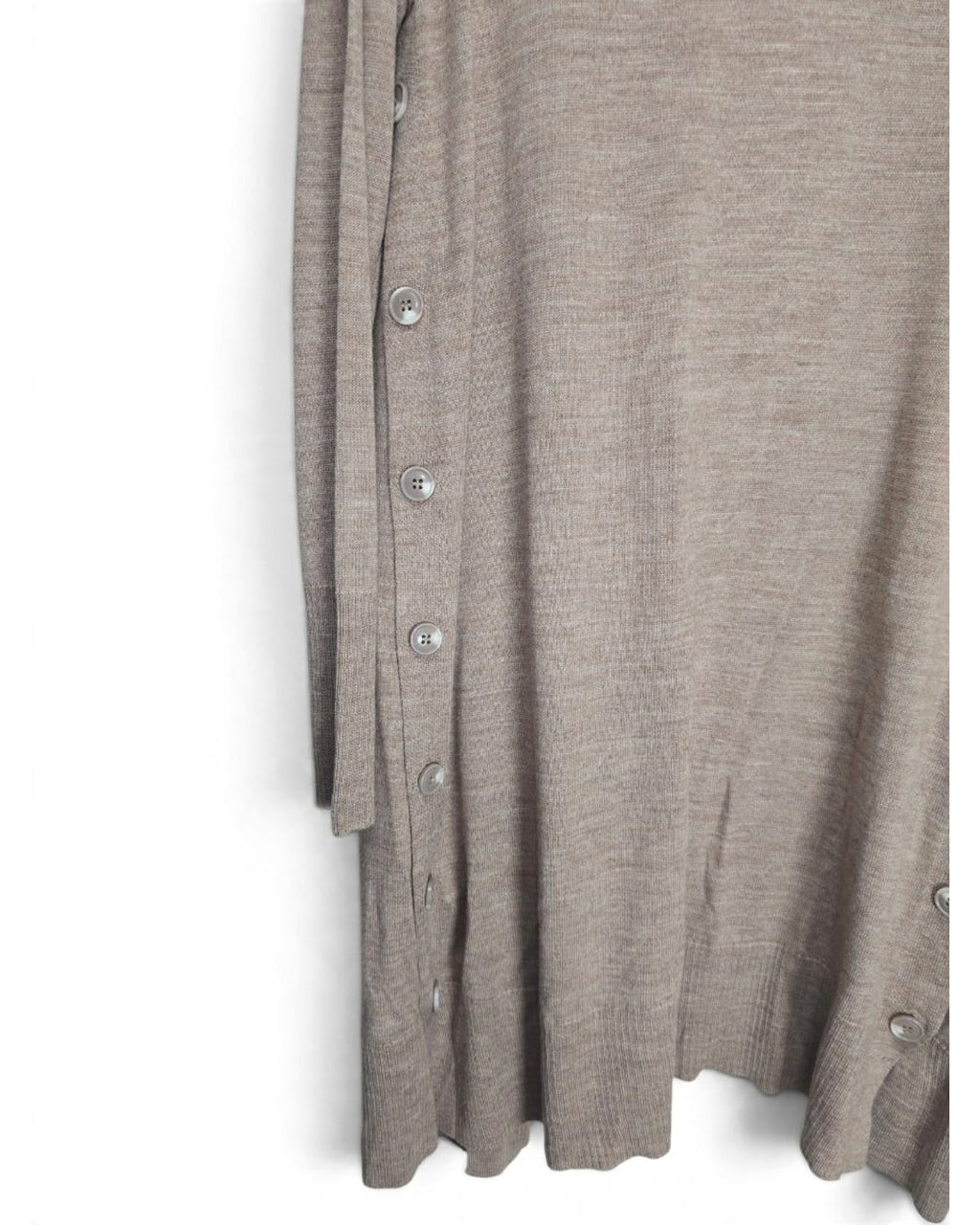 Tahari Merino Wool Blend Long Cardigan