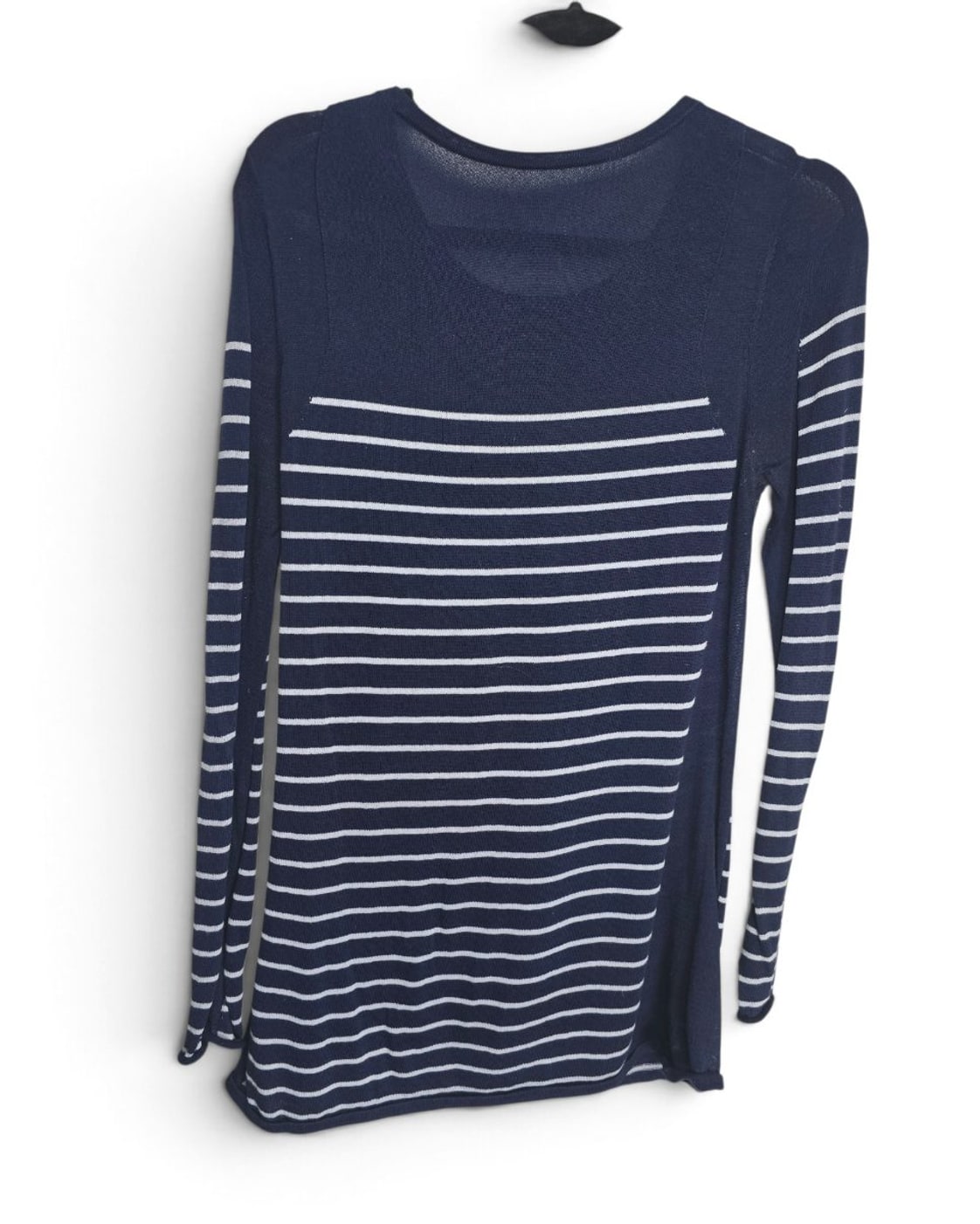 Striped Sheer Knit Tunic Top