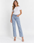 Mica High Rise Straight Leg Daisy Jean