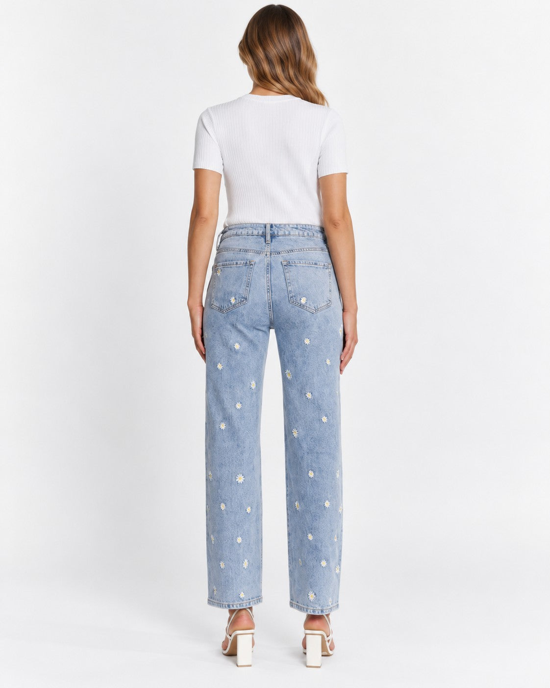 Mica High Rise Straight Leg Daisy Jean