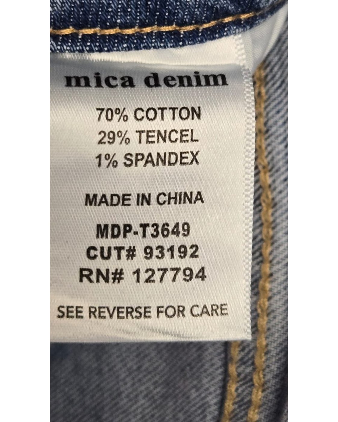 Mica High Rise Straight Leg Daisy Jean