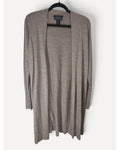 Tahari Merino Wool Blend Side-Button Duster Cardigan
