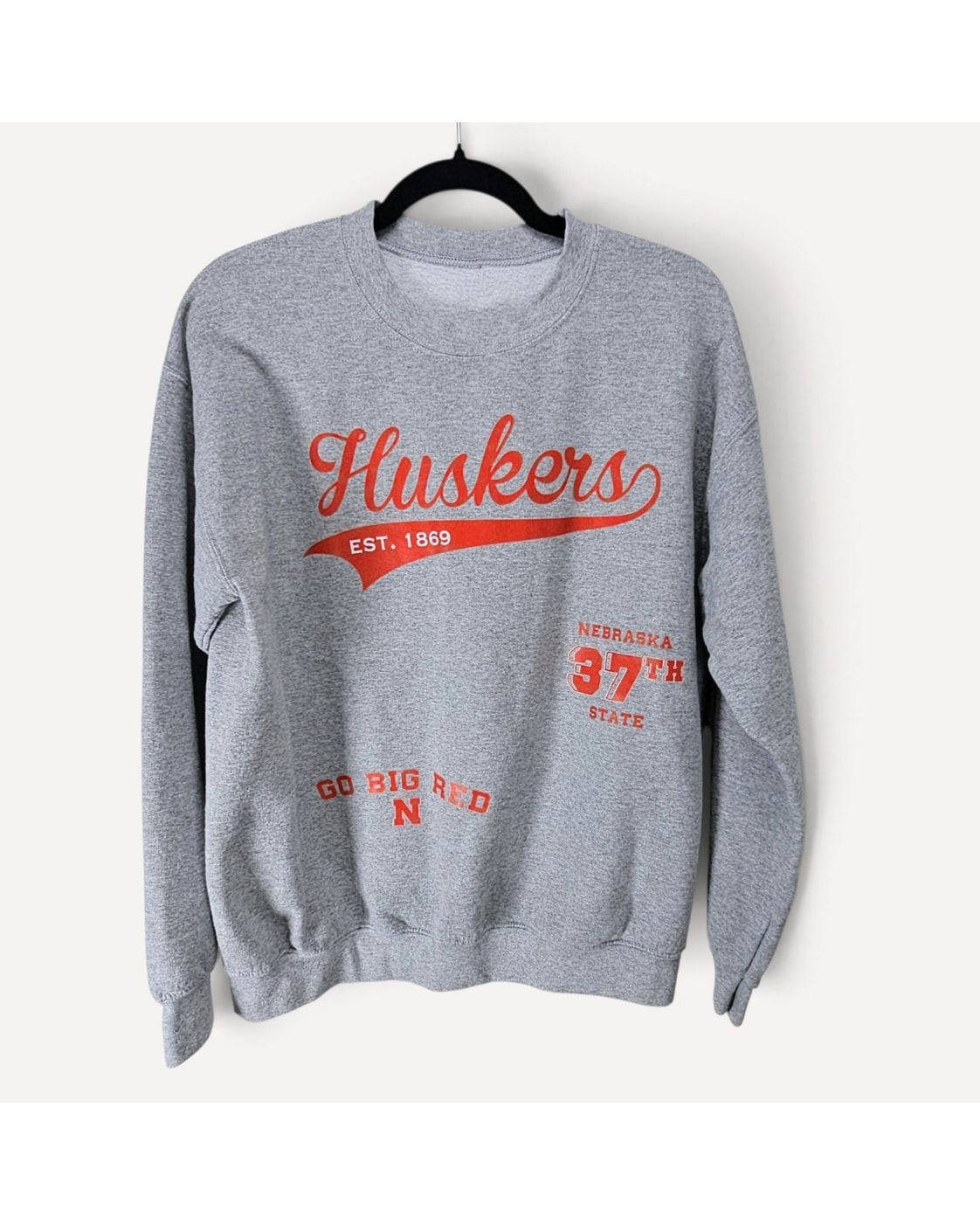Huskers Est. 1869 Go Big Red Graphic Sweatshirt