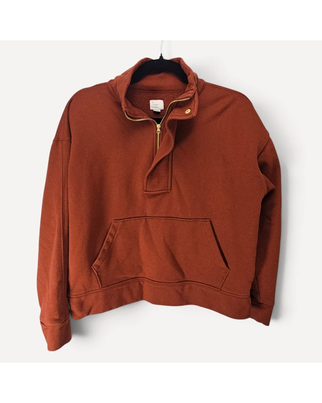a New Day Quarter-Zip Cropped Sweatshirt