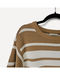 Thread & Supply Striped Cropped Knit Sweater - Style# T2852SWTS