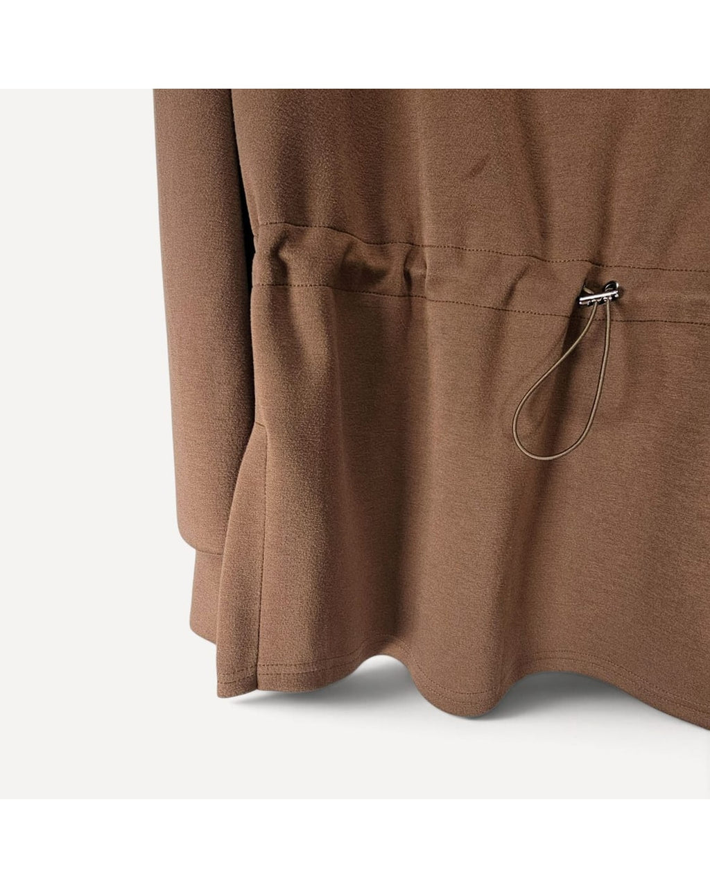 Dokotoo Half-Zip Peplum Turtleneck Top