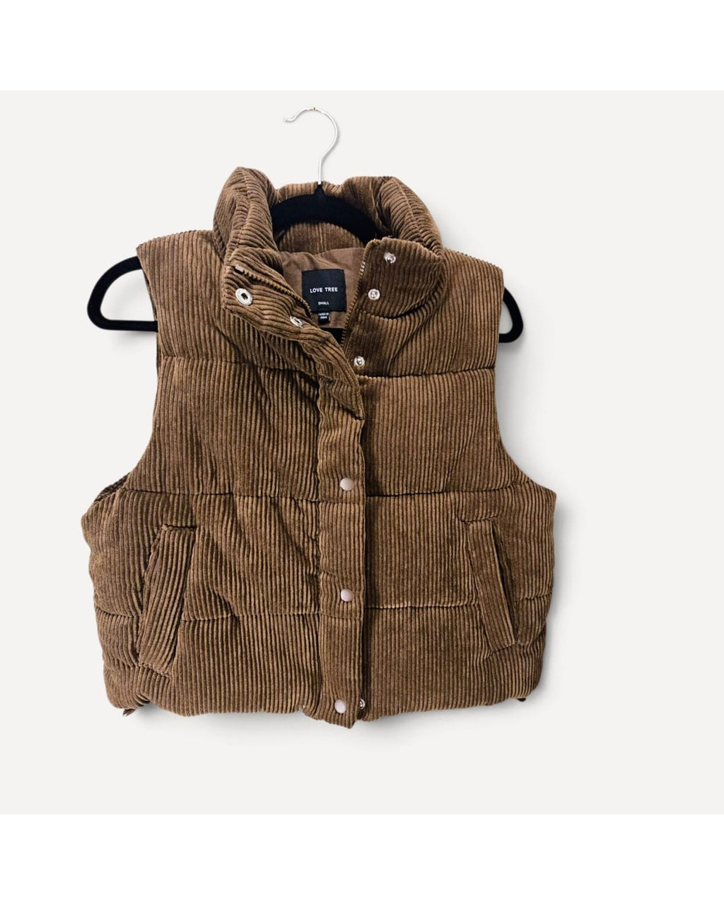 Love Tree Corduroy Puffer Vest - Style# 5100VH