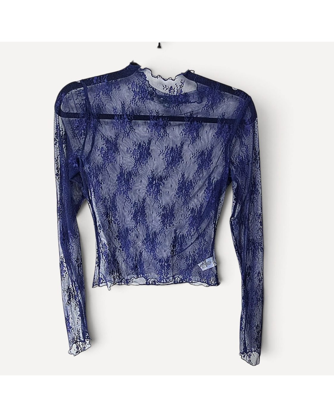 Wild Fable Sheer Lace Mock Neck Top