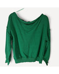 Miracle Cropped Boat-Neck Knit Top - Style# 6613#