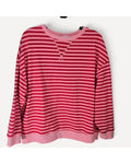 day + moon Striped Crewneck Sweatshirt - Style# A3435