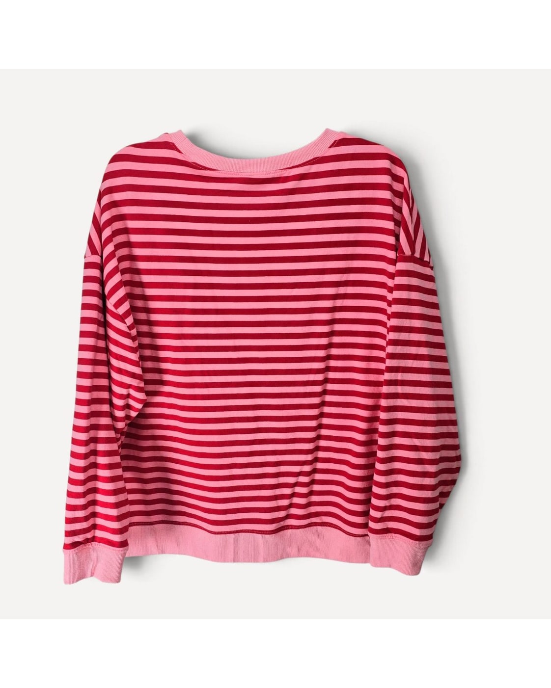 day + moon Striped Crewneck Sweatshirt - Style# A3435