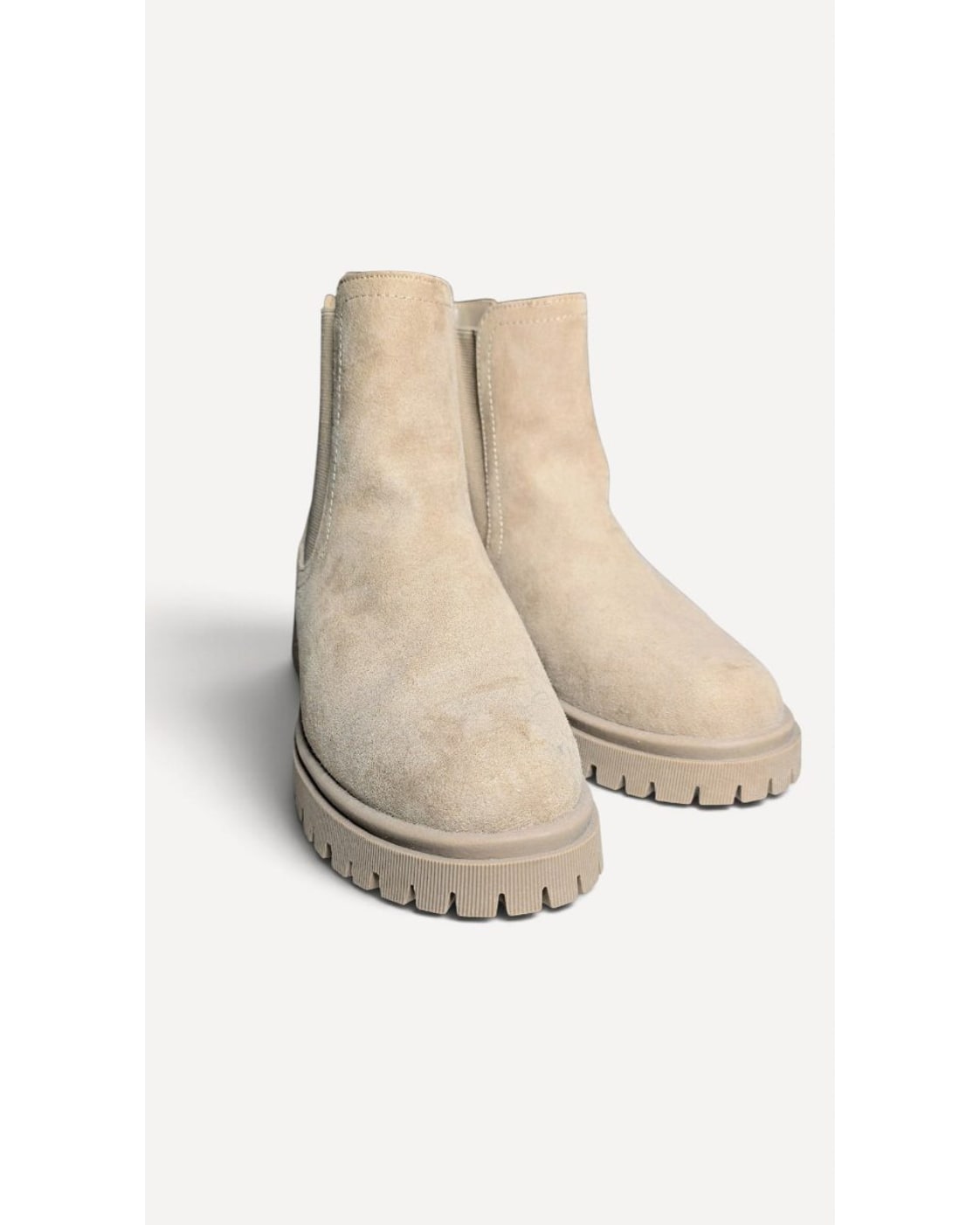 Old Navy Suede Lug Sole Chelsea Booties