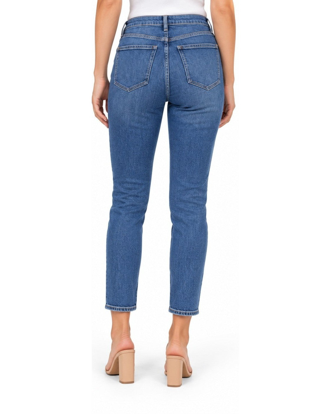 Gap Vintage Slim High Rise Distressed Jeans