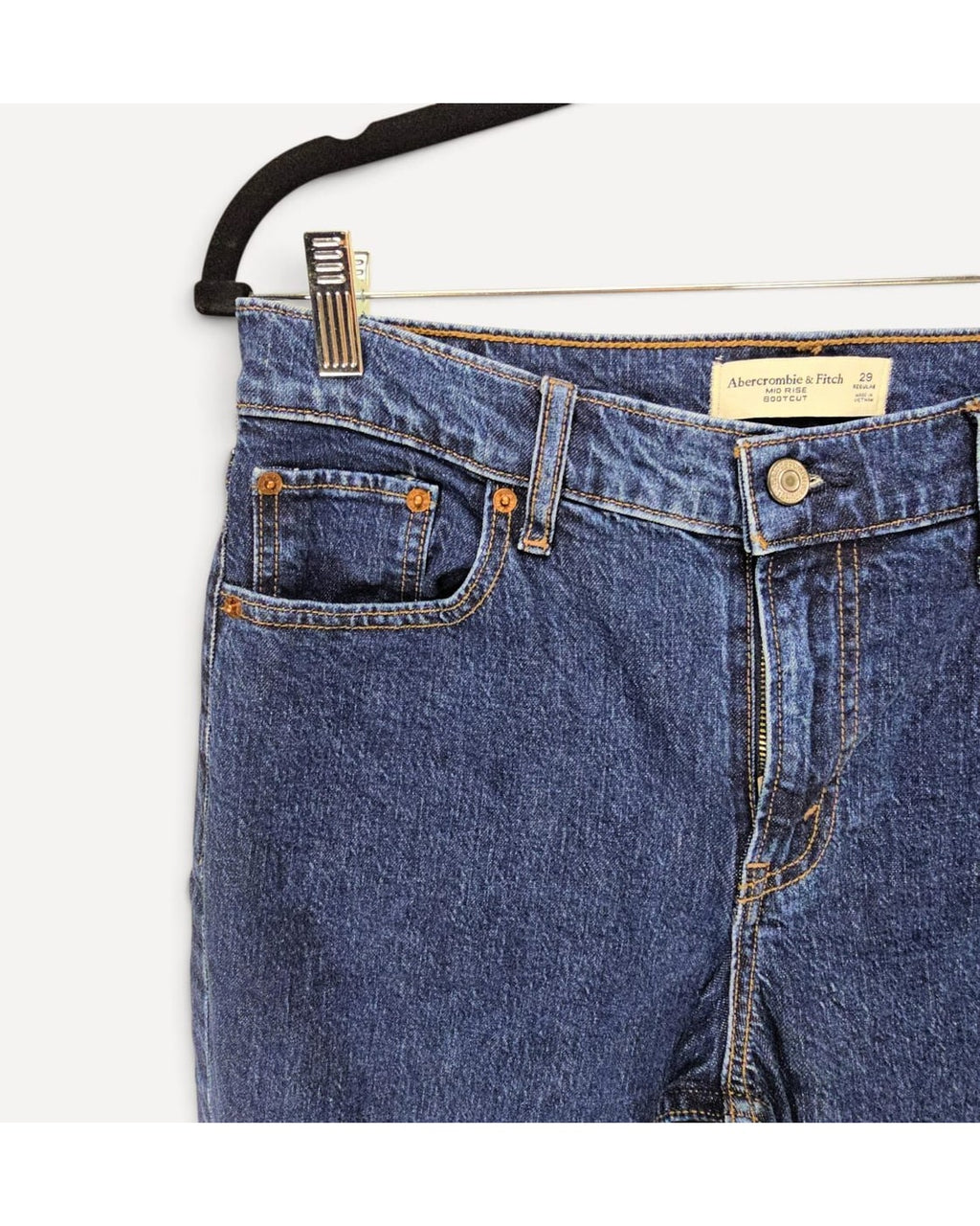 Abercrombie & Fitch Mid Rise Bootcut Jeans