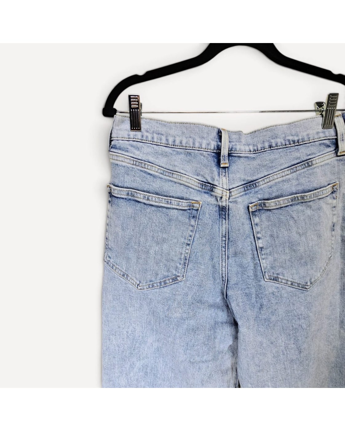Blue Gap High Rise Stride Ankle Wide Leg Jeans, size 29 / 8R – photo 3