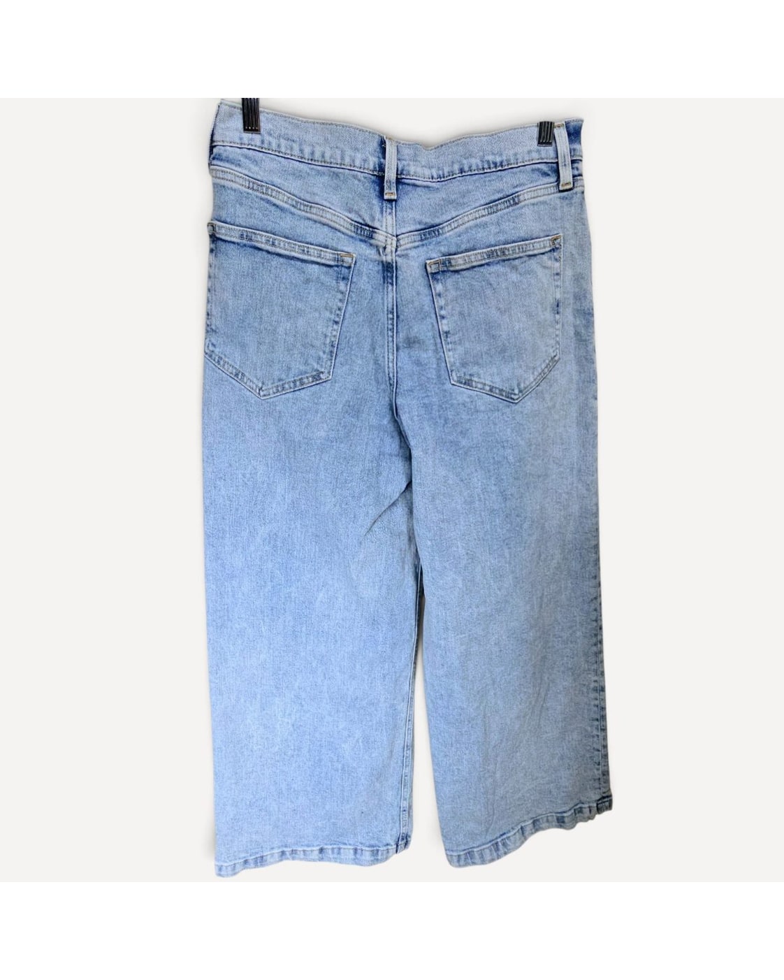 Blue Gap High Rise Stride Ankle Wide Leg Jeans, size 29 / 8R – photo 4