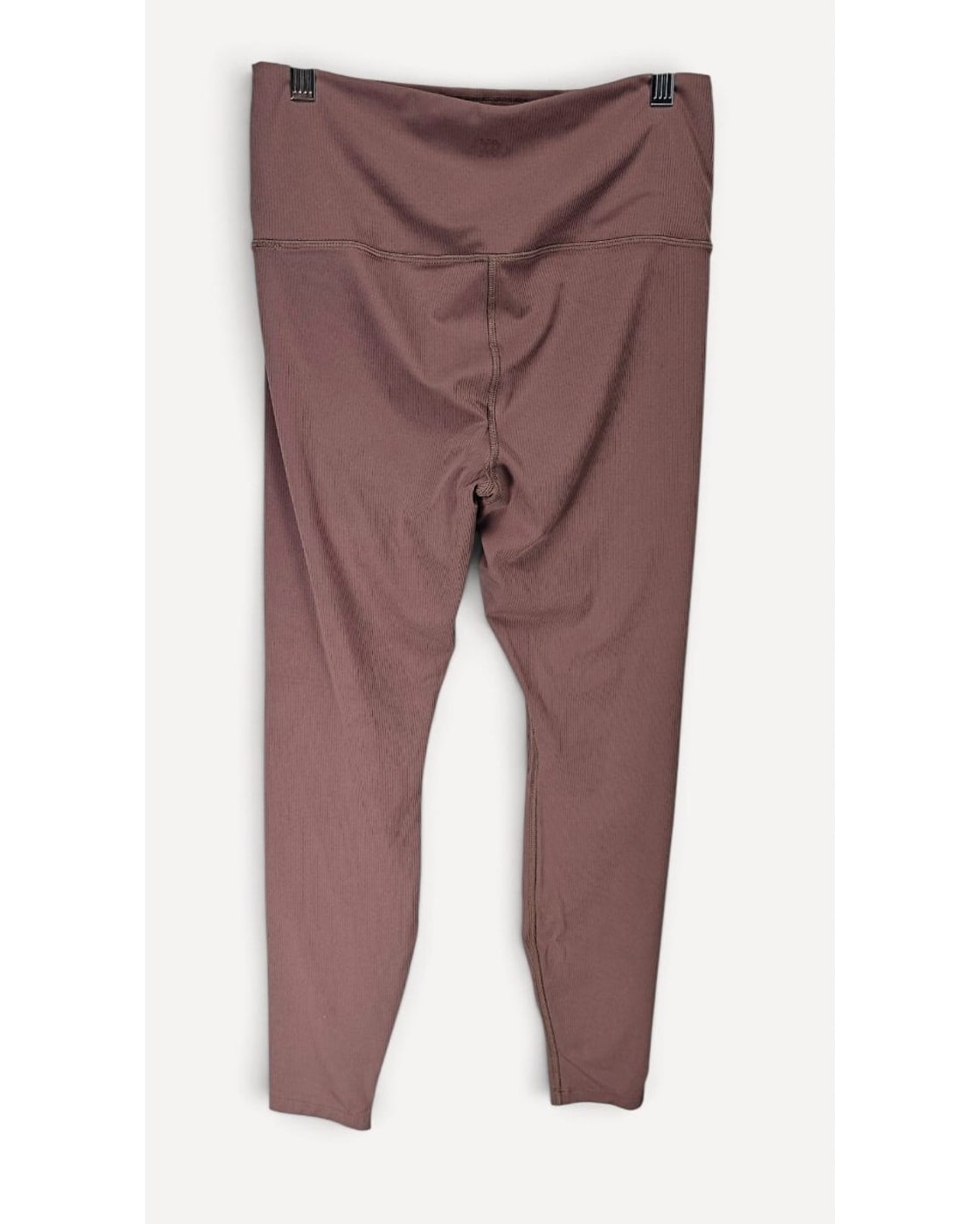 Ribbed High-Waist Leggings with Pocket