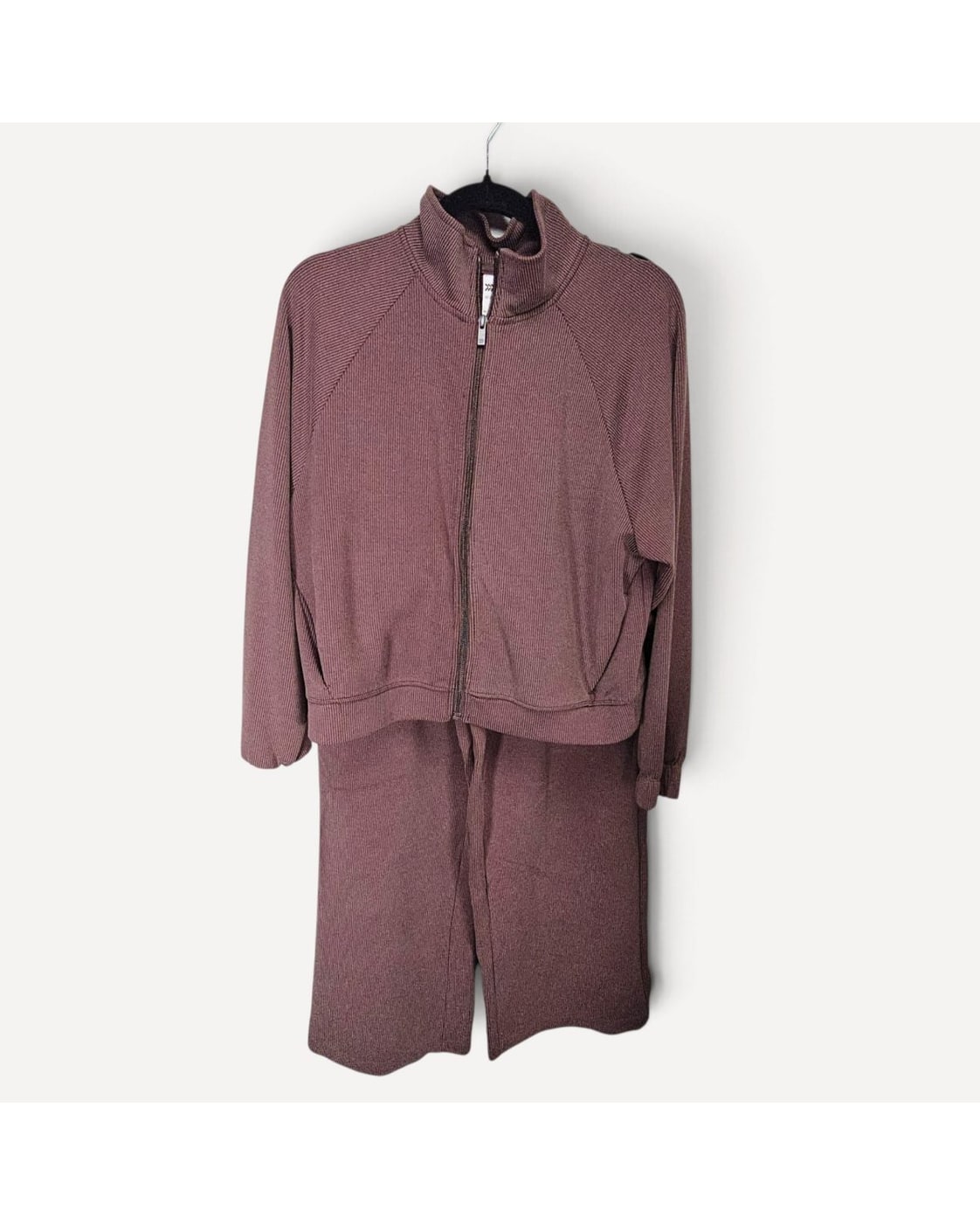 All In Motion Ribbed Zip-Up Two-Piece Set