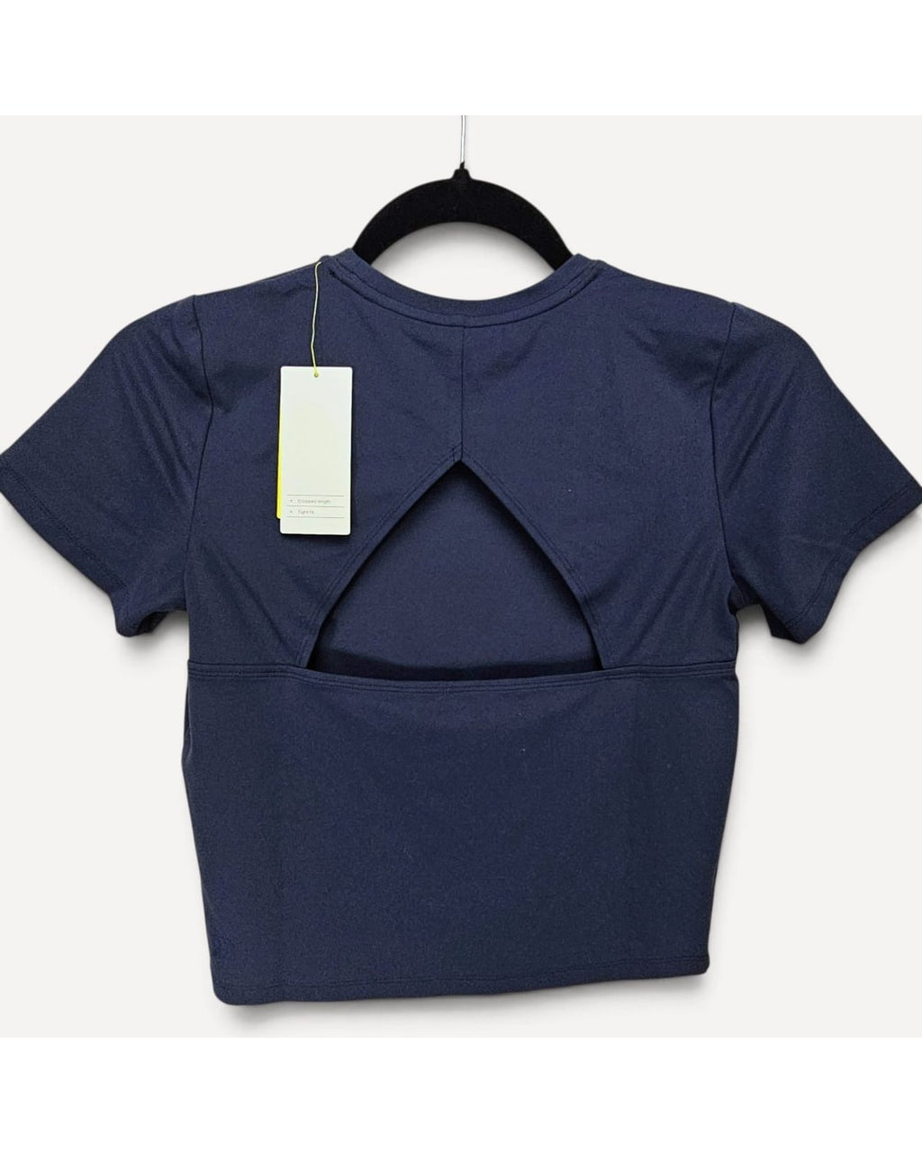 All In Motion Cropped Back Cutout Top - NWT