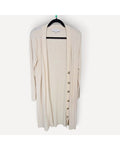 LOFT Long Ribbed Knit Cardigan