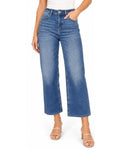 Blue Baltic Born Cropped Straight Jeans, size 29