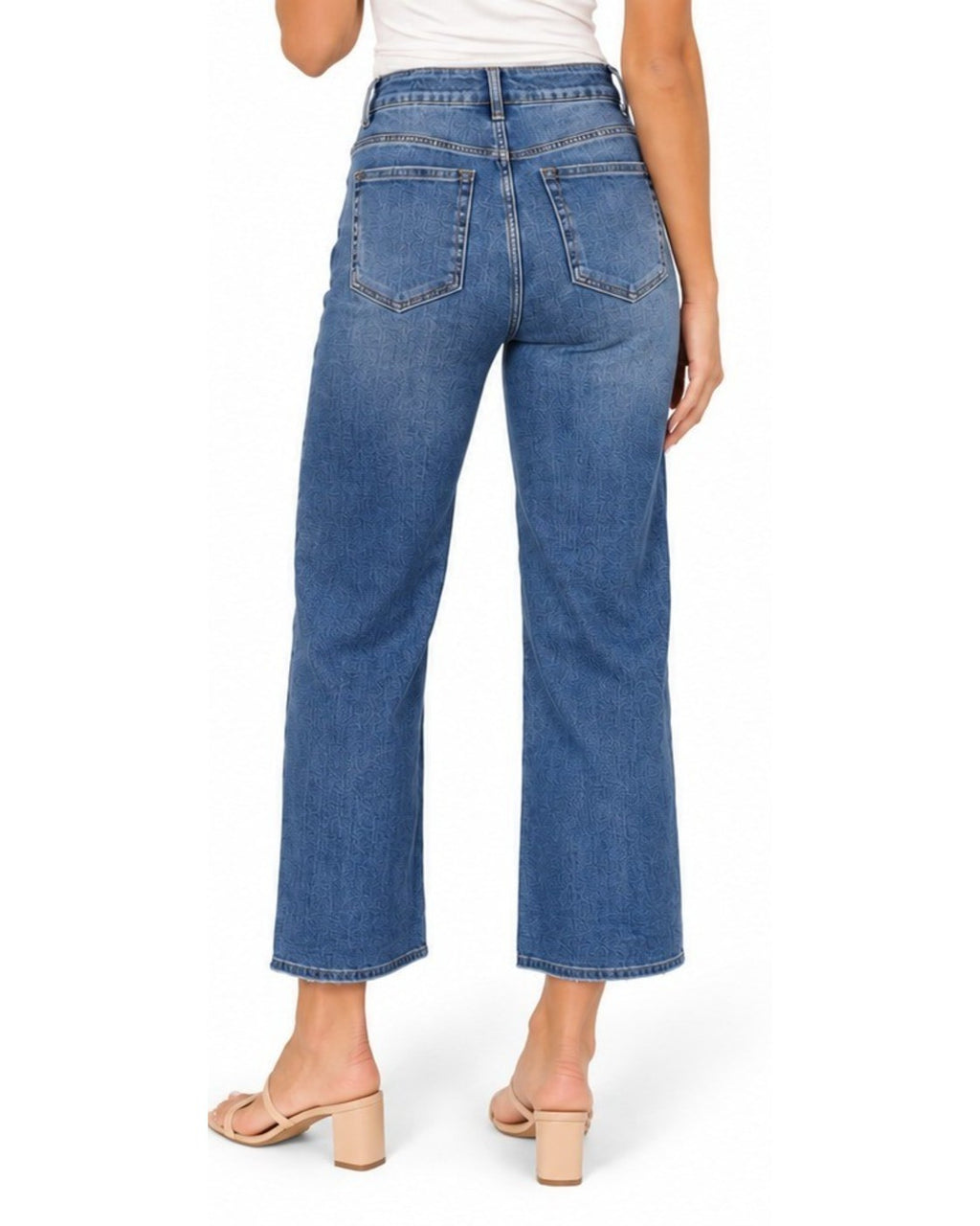 Blue Baltic Born Cropped Straight Jeans, size 29 – photo 2