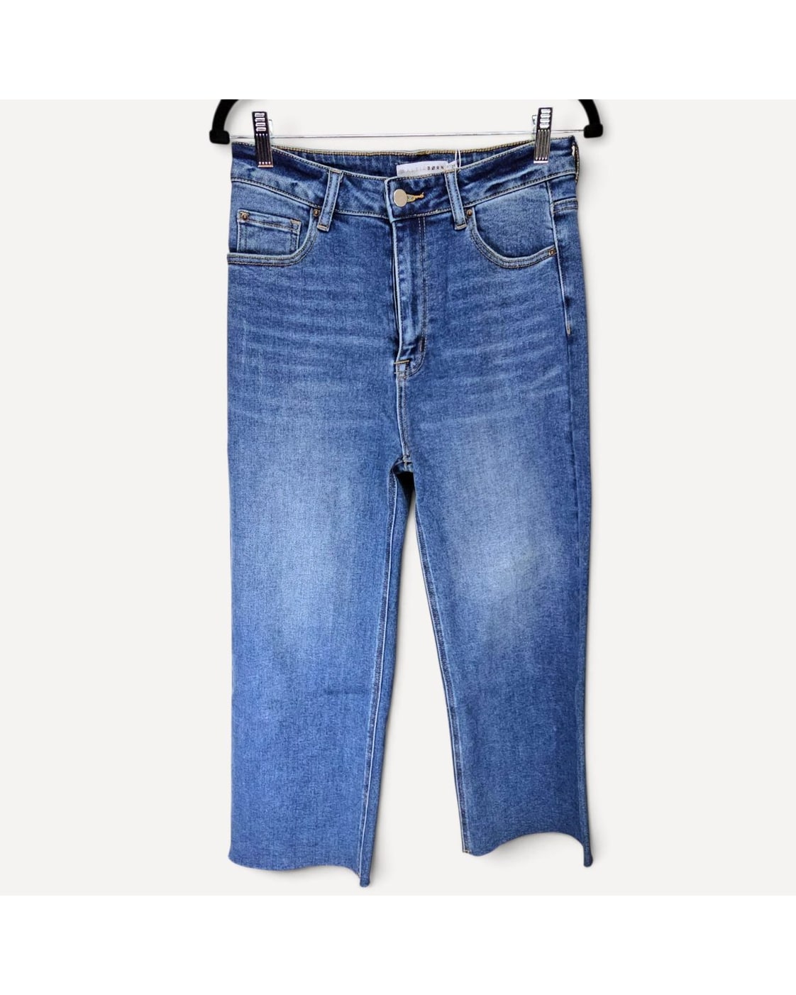 Blue Baltic Born Cropped Straight Jeans, size 29 – photo 3