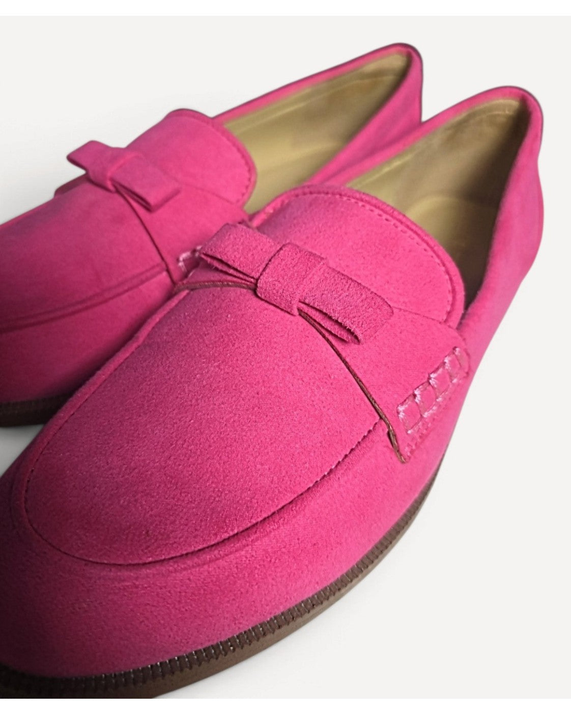 J.Crew Suede Bow Penny Loafer