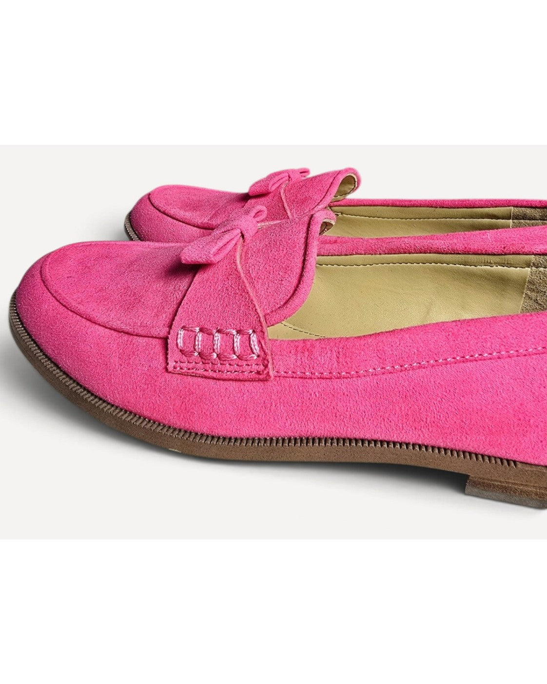 J.Crew Suede Bow Penny Loafer