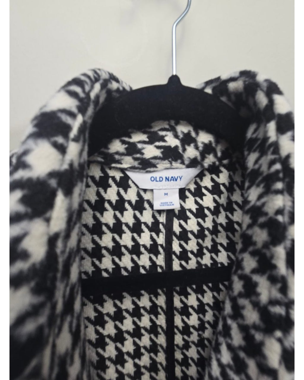 Old Navy Houndstooth Print Coat