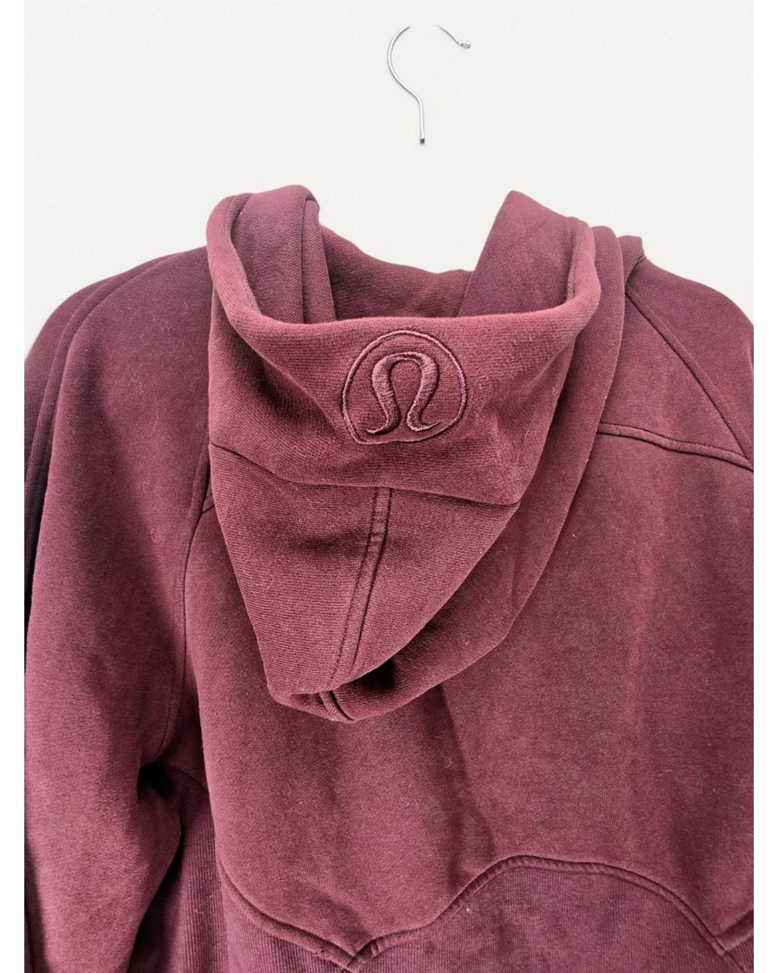 Red lululemon Cropped Zip Hoodie, size M/L – photo 3