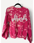 Gildan Nebraska Bleach-Dyed Crewneck Sweatshirt