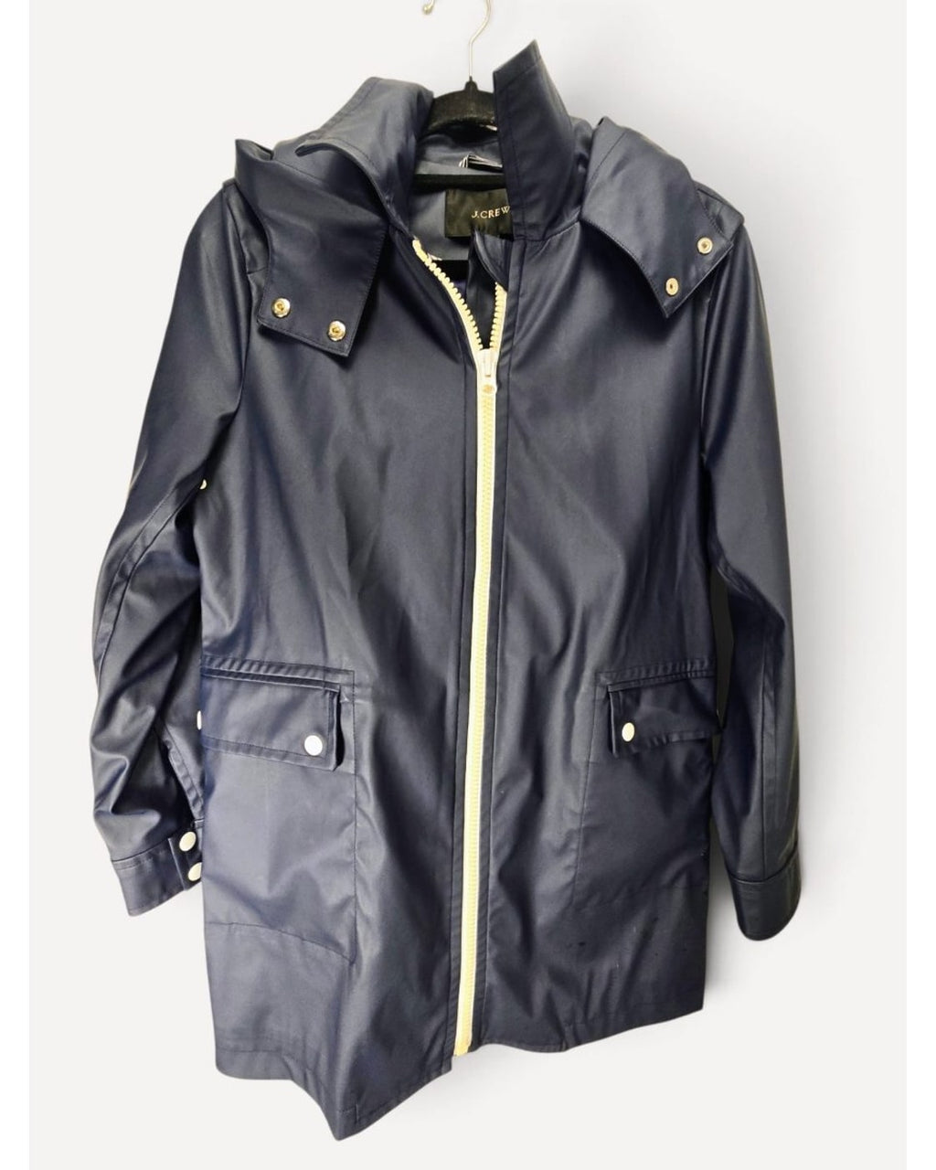 J.Crew Hooded Rain Jacket