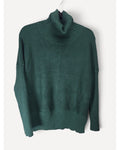 Ribbed Knit Turtleneck Sweater